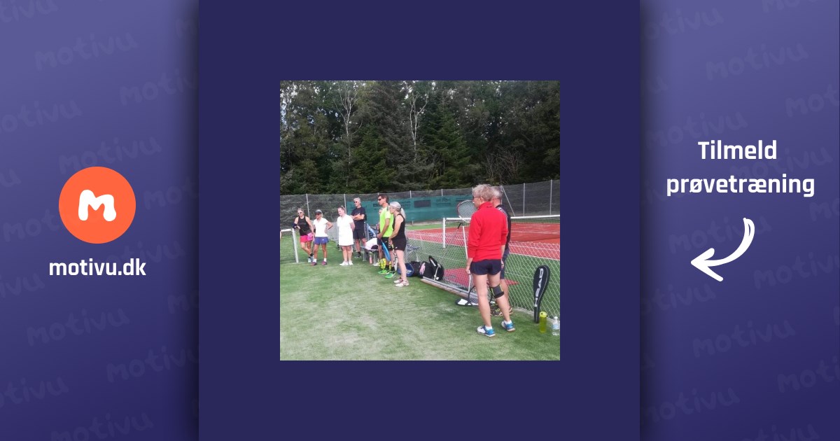 Tennistræning for nybegyndere og øvede