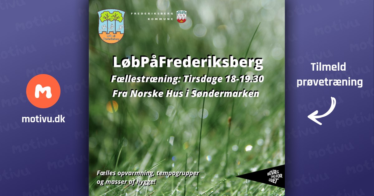 Fællestræning hver tirsdag