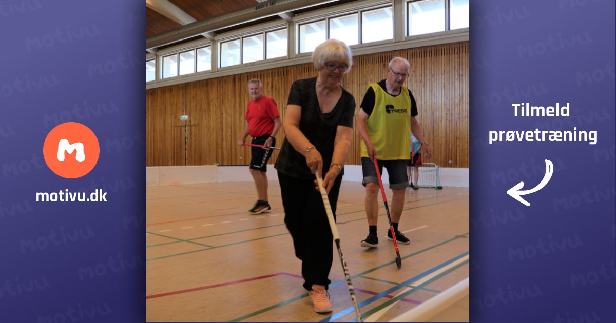 Motionsfloorball for voksne og seniorer