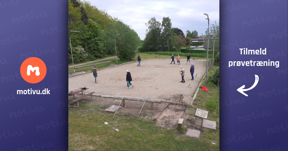 Motions petanque for seniorer (16+ år)