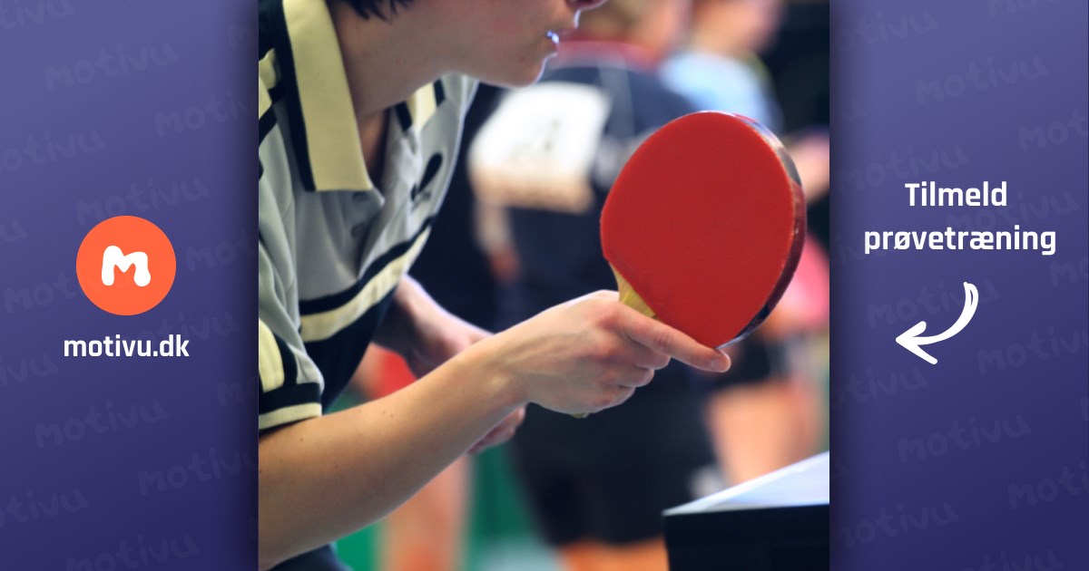 Bordtennis for piger og drenge (over 11 år)