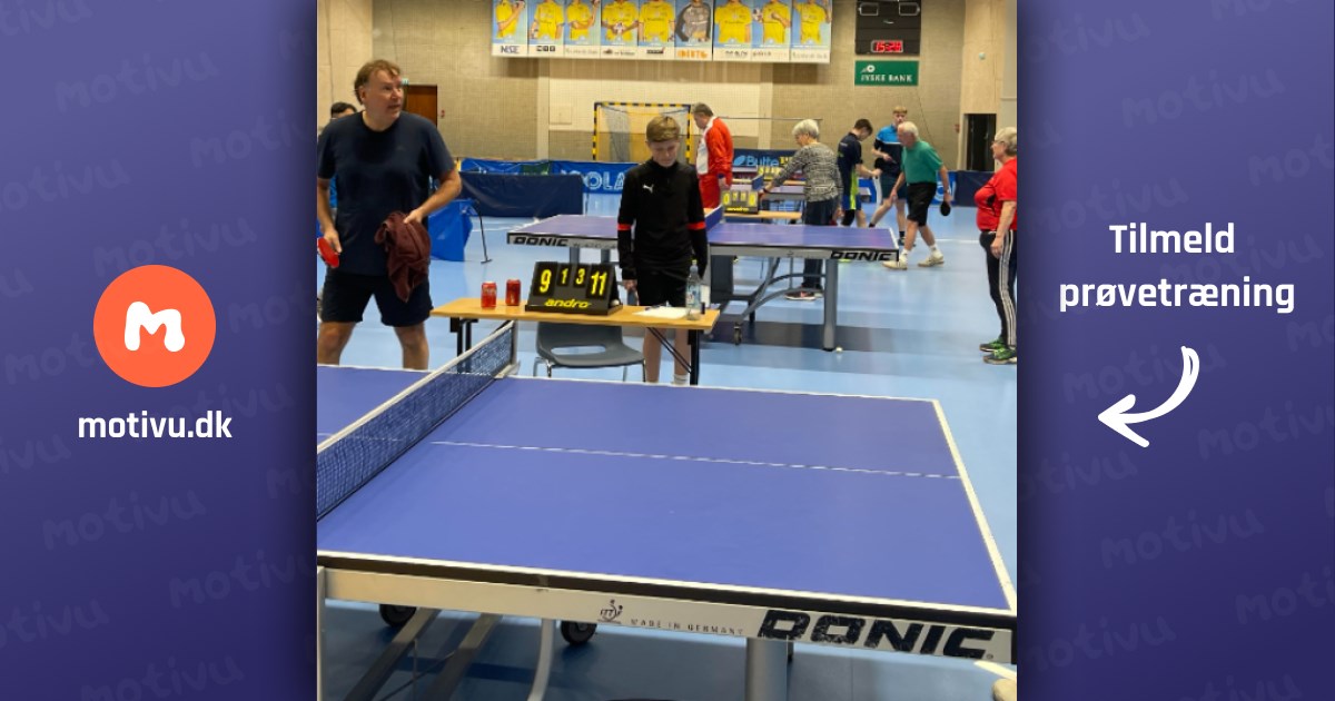 60+ træning motionister - double og singler