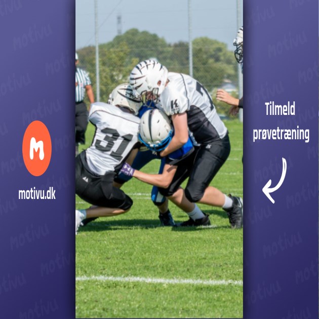 Mikro/Mini/Kadet - Amerikansk fodbold (10-16 år)