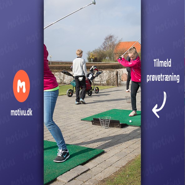 Juniortræning er altid sjovt i Møn Golfklub