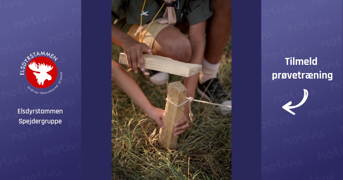 Frivillig i Spejderforeningen Elsdyrstammen