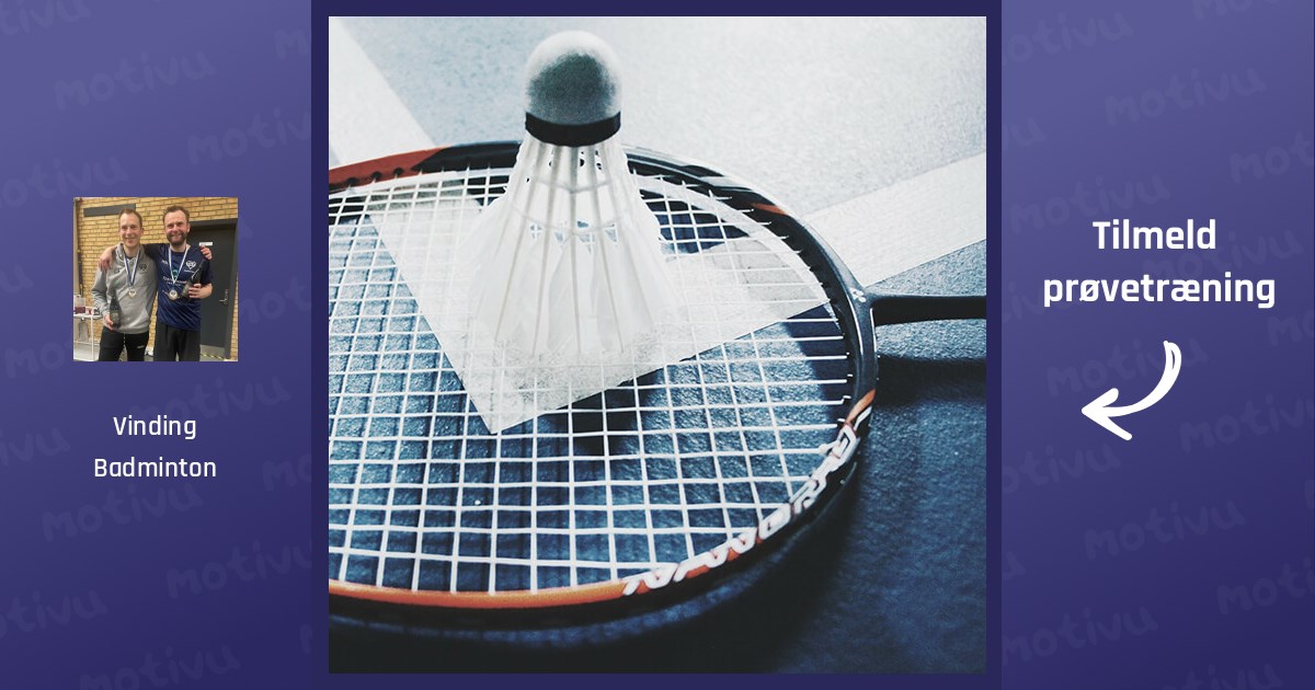 Badminton for Motionister i Mølholmhallen