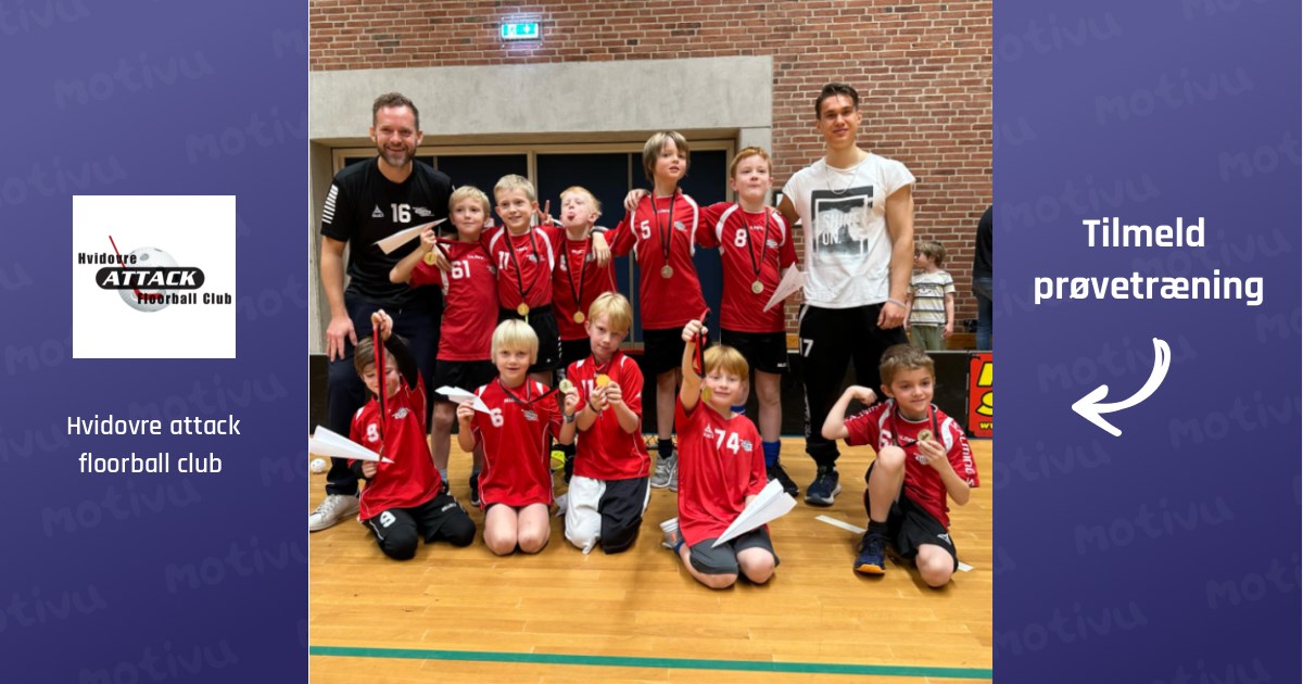 U9-U11 floorball i Hvidovre Attack FC
