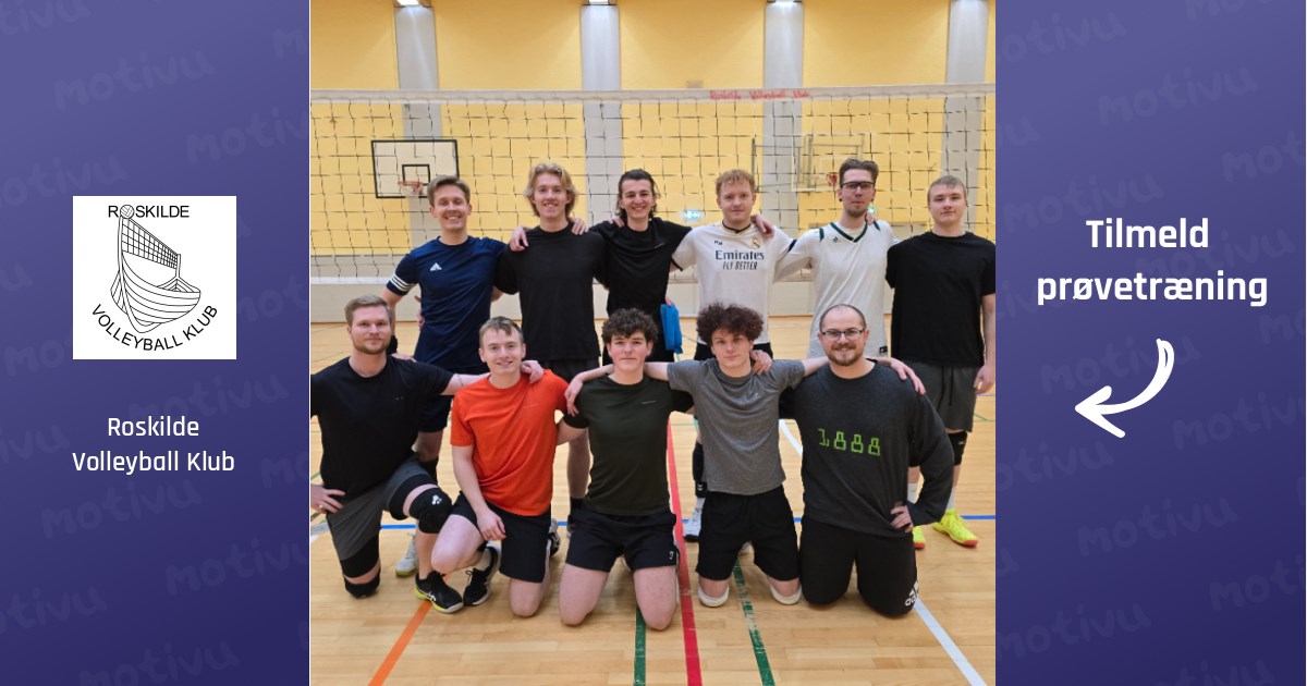 Volleyball for nye og let øvede herrer