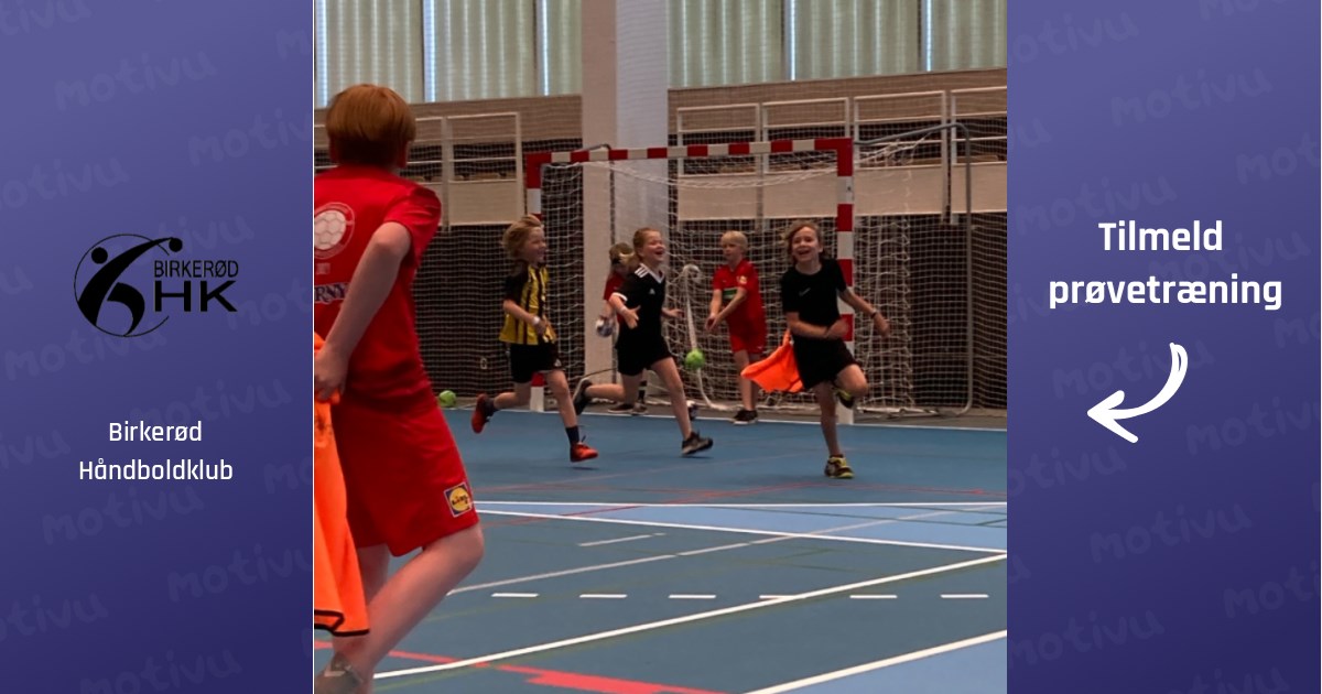 Sjov børnehåndbold (7-9 år, årgang 2016-2017)