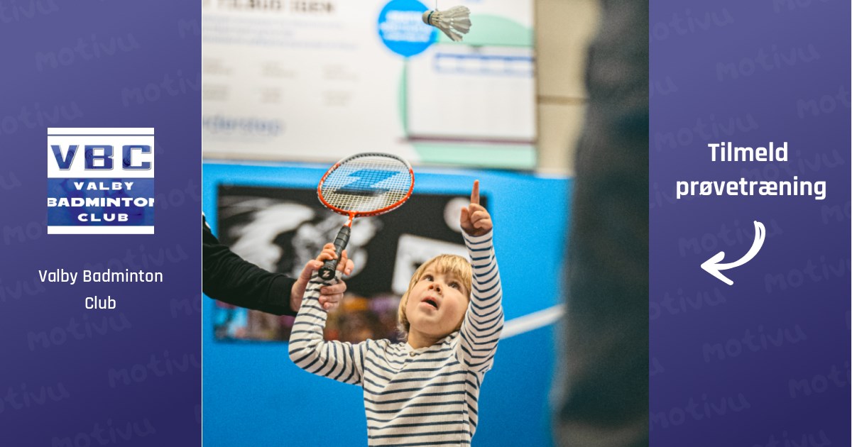 Badminton - 4-6 årige - Forældre/Barn