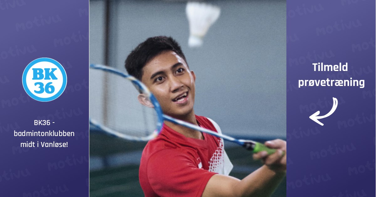 Badminton seniorer letøvede 17-50+ år