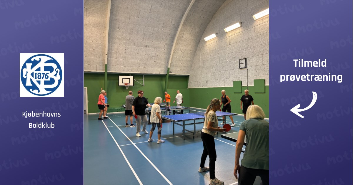 Bordtennis for alle 50+
