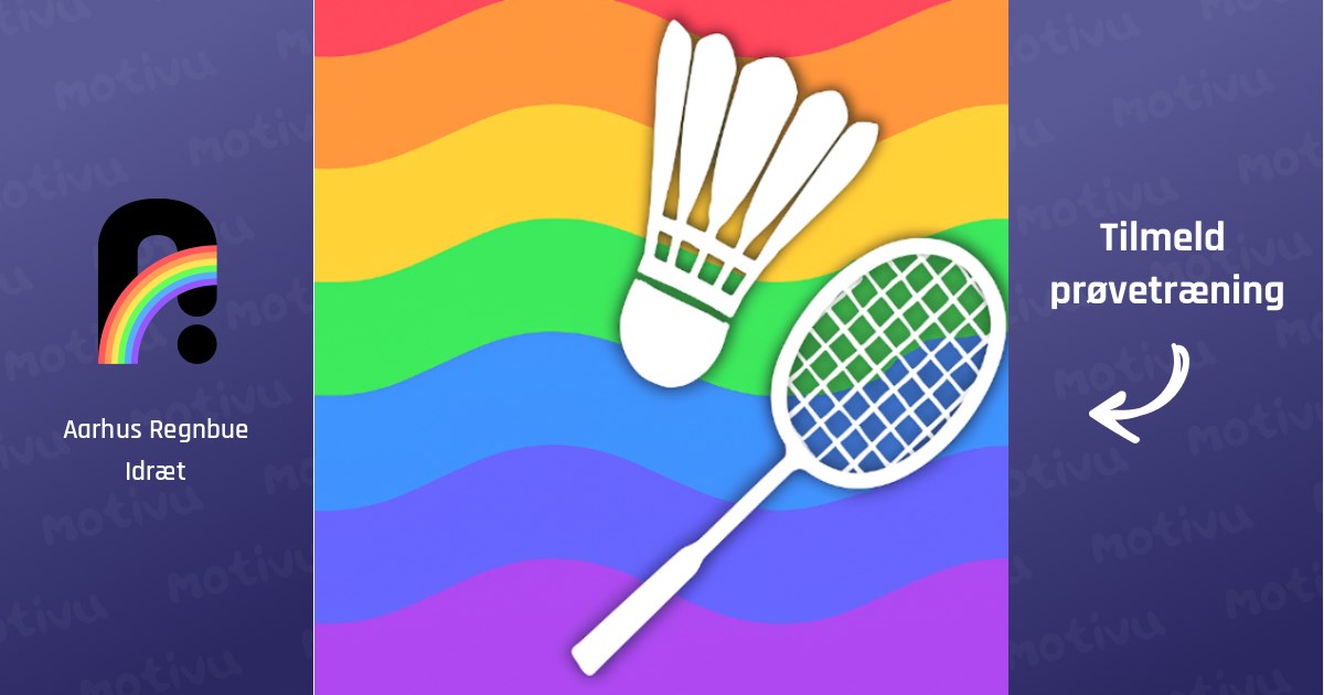 Regnbue LGBTQ+ Badminton for alle Risskov