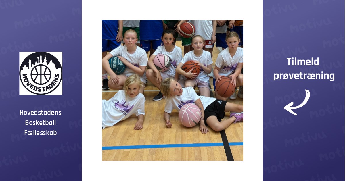 Basketball i Valby for piger fra årgang 2017/18