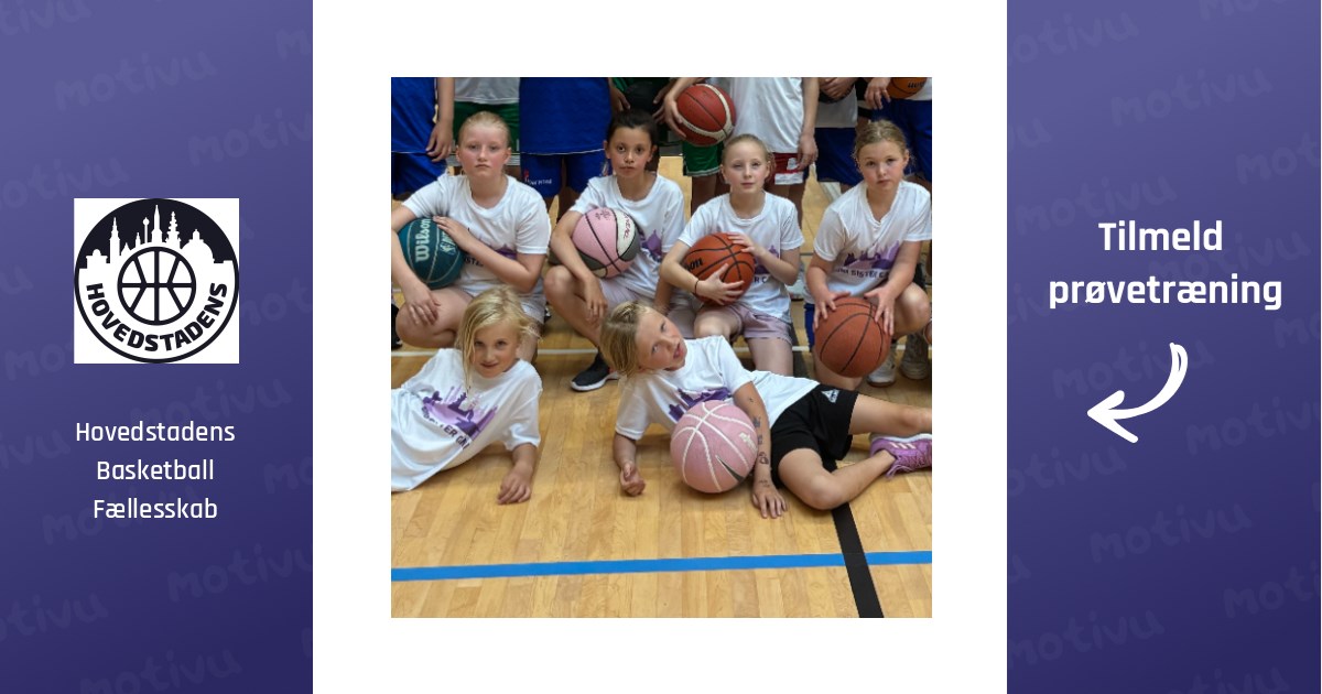 Basketball i Valby for piger fra årgang 2015/16