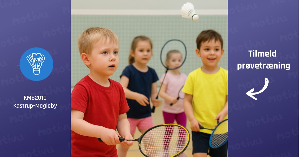 Miniton for de mindste (3-6 år)