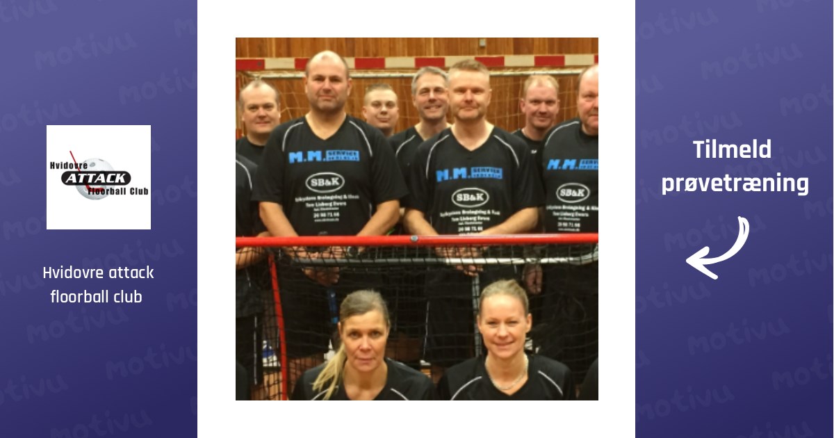 Motionshold MIX 50+ er holdet for ALLE (floorball)