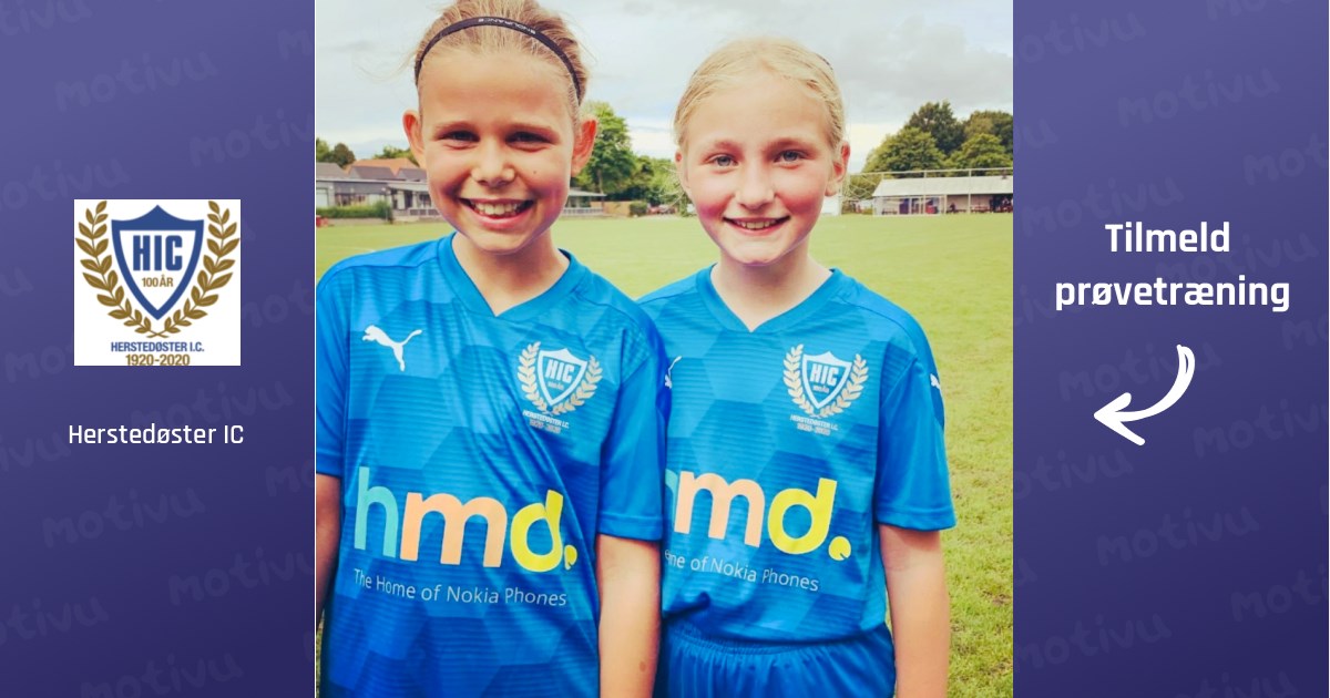 Udendørs fodbold for piger årgang 2014 og 2015