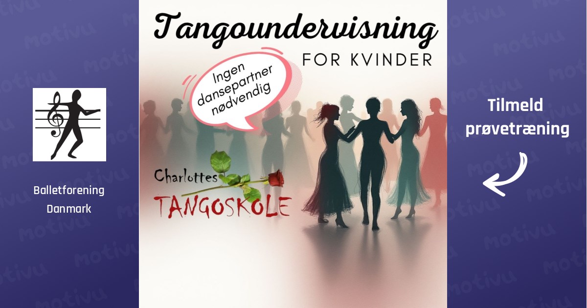 Dansesalen Fr.berg Sorø: Tango for kvinder DROP-IN