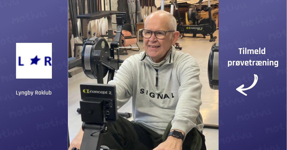 Roning (I maskiner) for nybegyndere (60+ år)