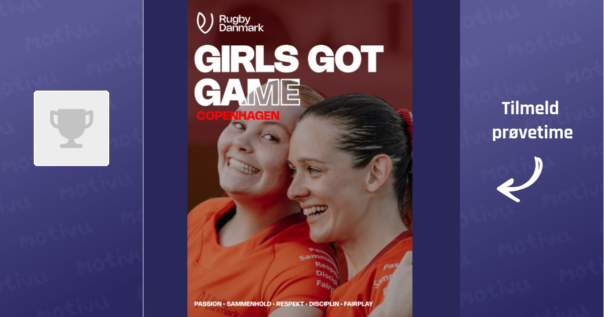 Women Rugby free intro training in Copenhagen