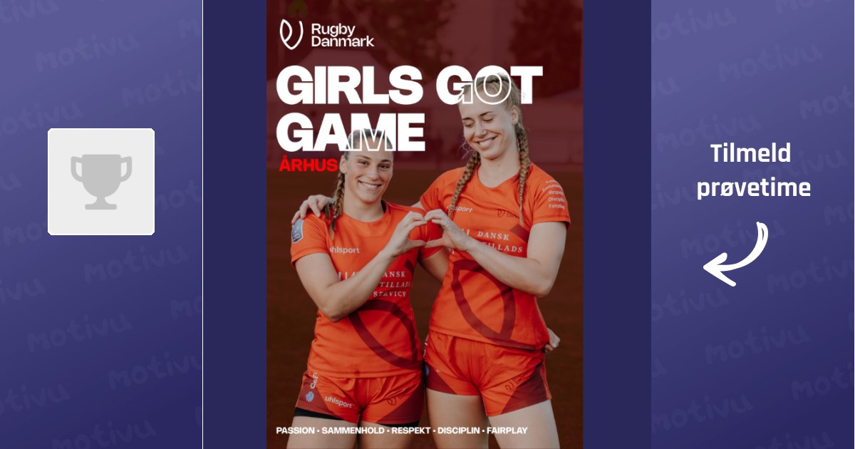 Women Rugby free intro training in Aarhus