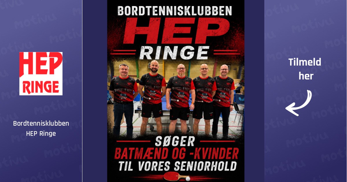 Senior bordtennis - begynder