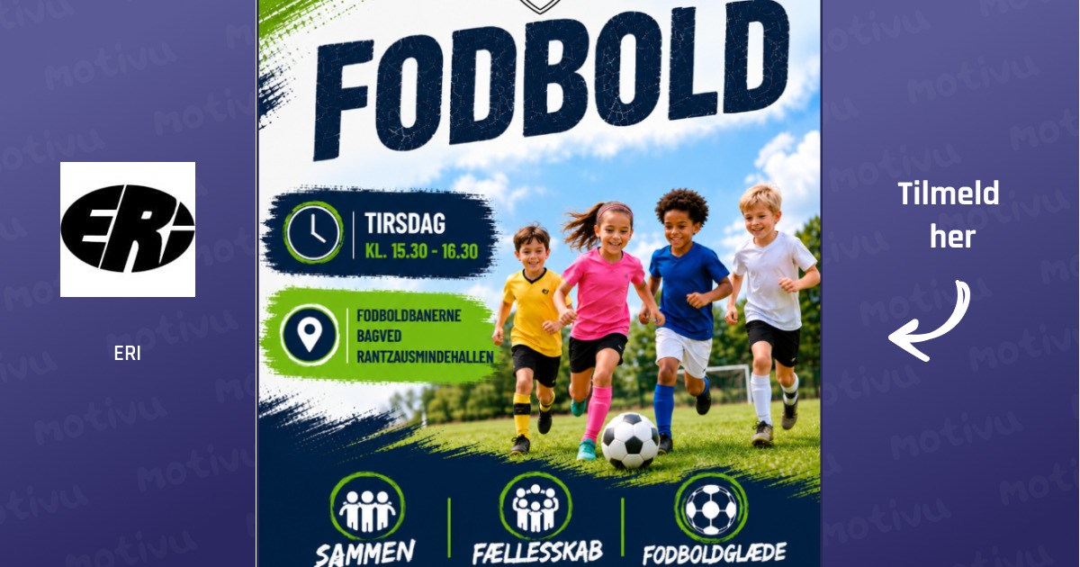 Fodbold U8 (årgang 2019) ERI/Rantzausminde