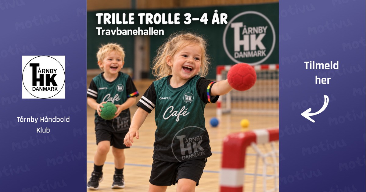 Håndbold Trille Trolle 3-4 år - Travbanehallen