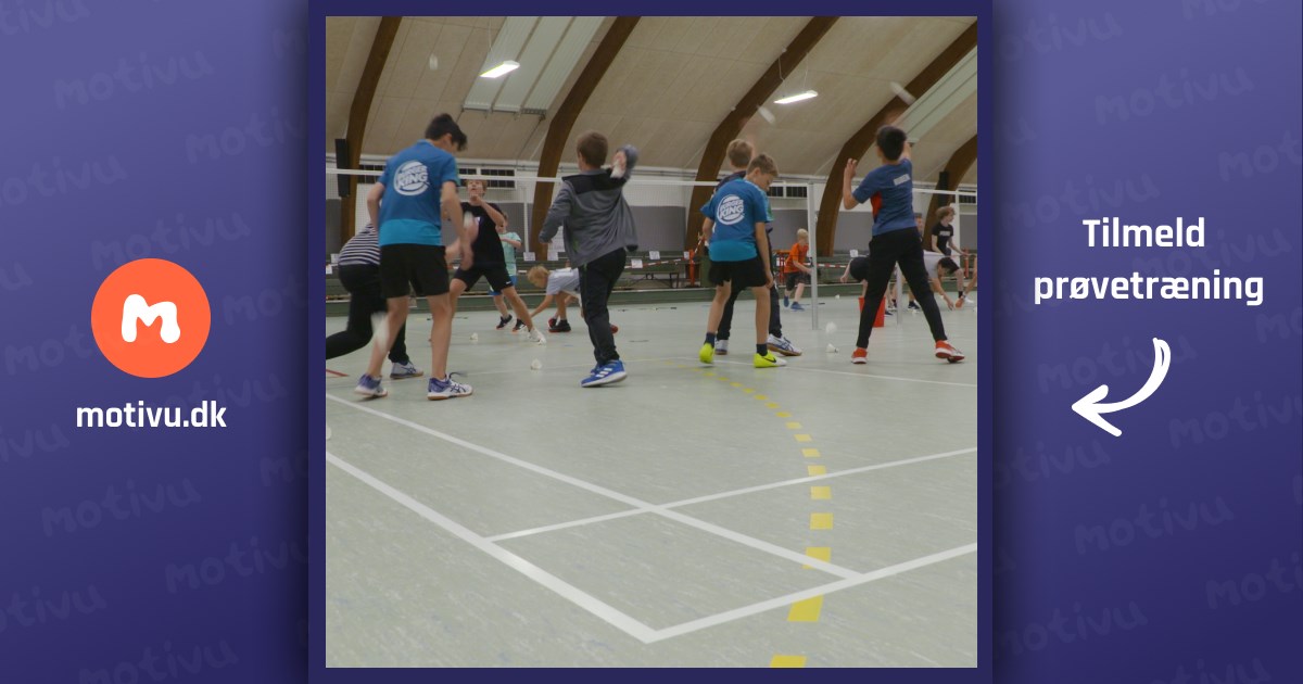 Clear badminton for letøvede (10-16 år)