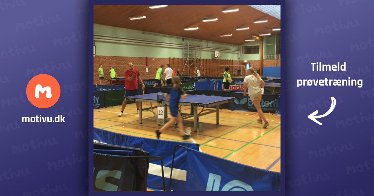 Ungdomstræning Bordtennis