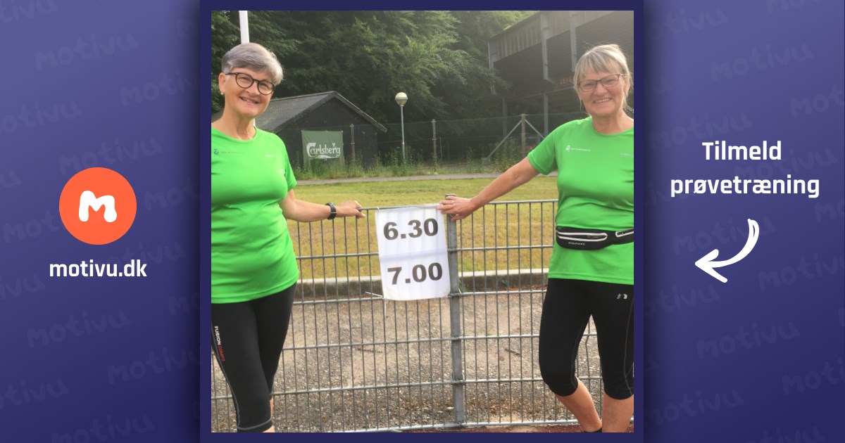 Løbehold (6:30 - 7:00 minutter/km)