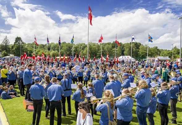 Massed band på FDF Landslejr 2026
