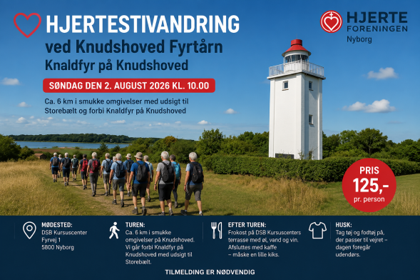 Hjertestivandring ved Knudshoved Fyr - Natur, fællesskab og en velfortjent frokost