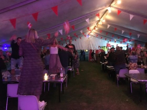 Kæmpe teltbal - Gludsted By og Sportsfest