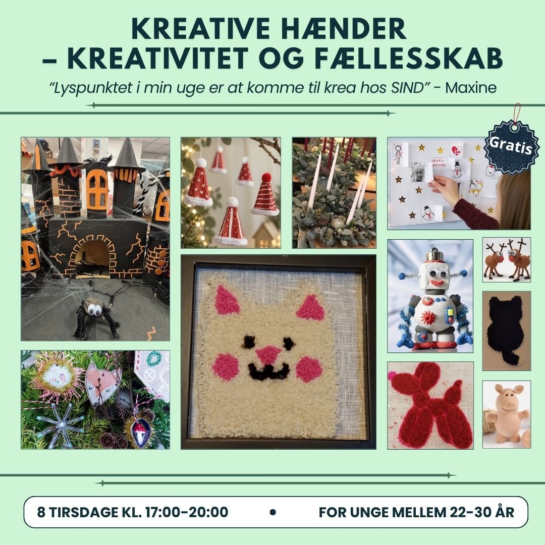8-ugers forløb: Kreative hænder - kreativitet og fællesskab