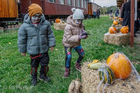 Halloween i veterantoget