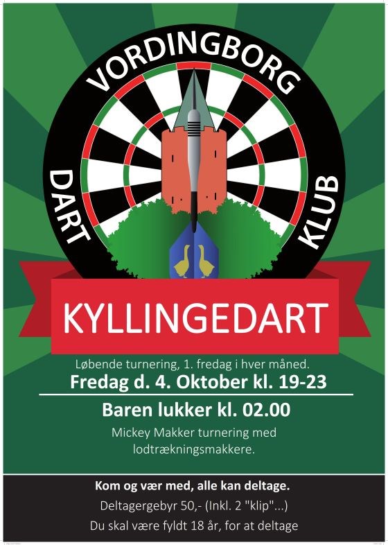 Kyllingedart Oktober 2024