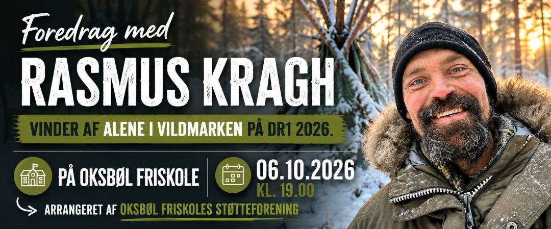 Foredrag med Rasmus Kragh - vinder af Alene i Vildmarken på DR1 2026