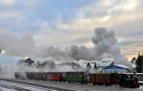 Hop på jule damptoget