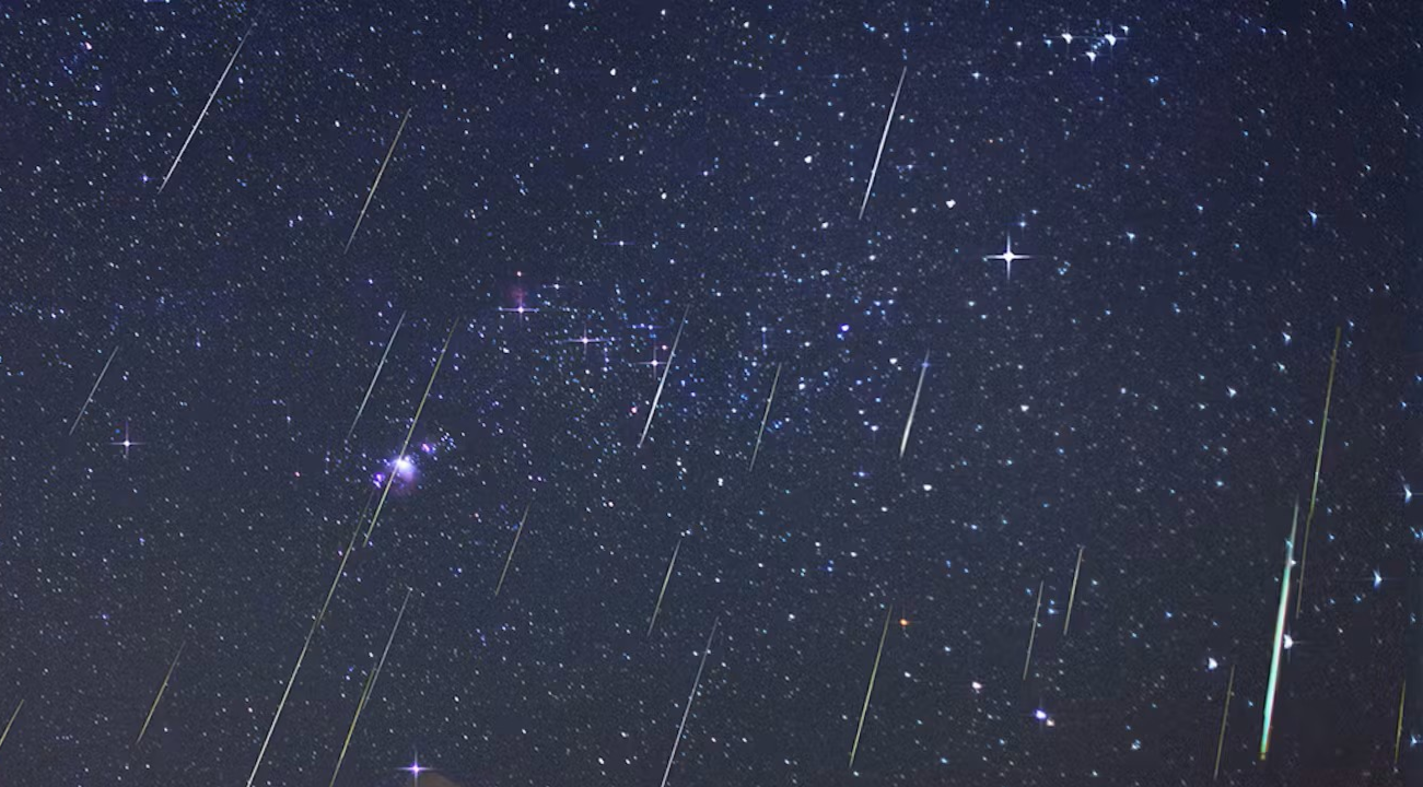 * Tusindvis af juleønsker - meteorsværm over Sukkertoppen