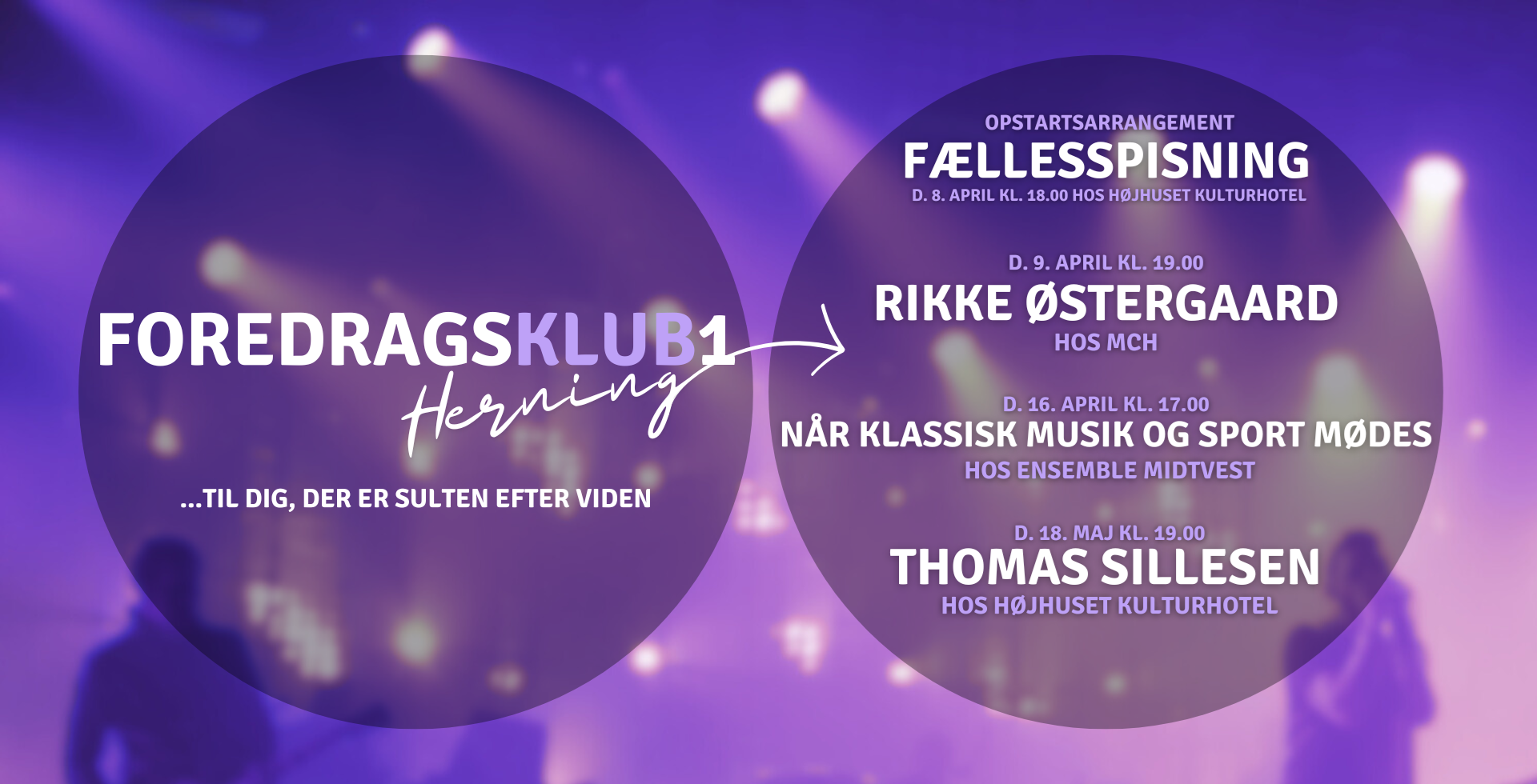 ForedragsKlub #1 // KulturKlubHerning