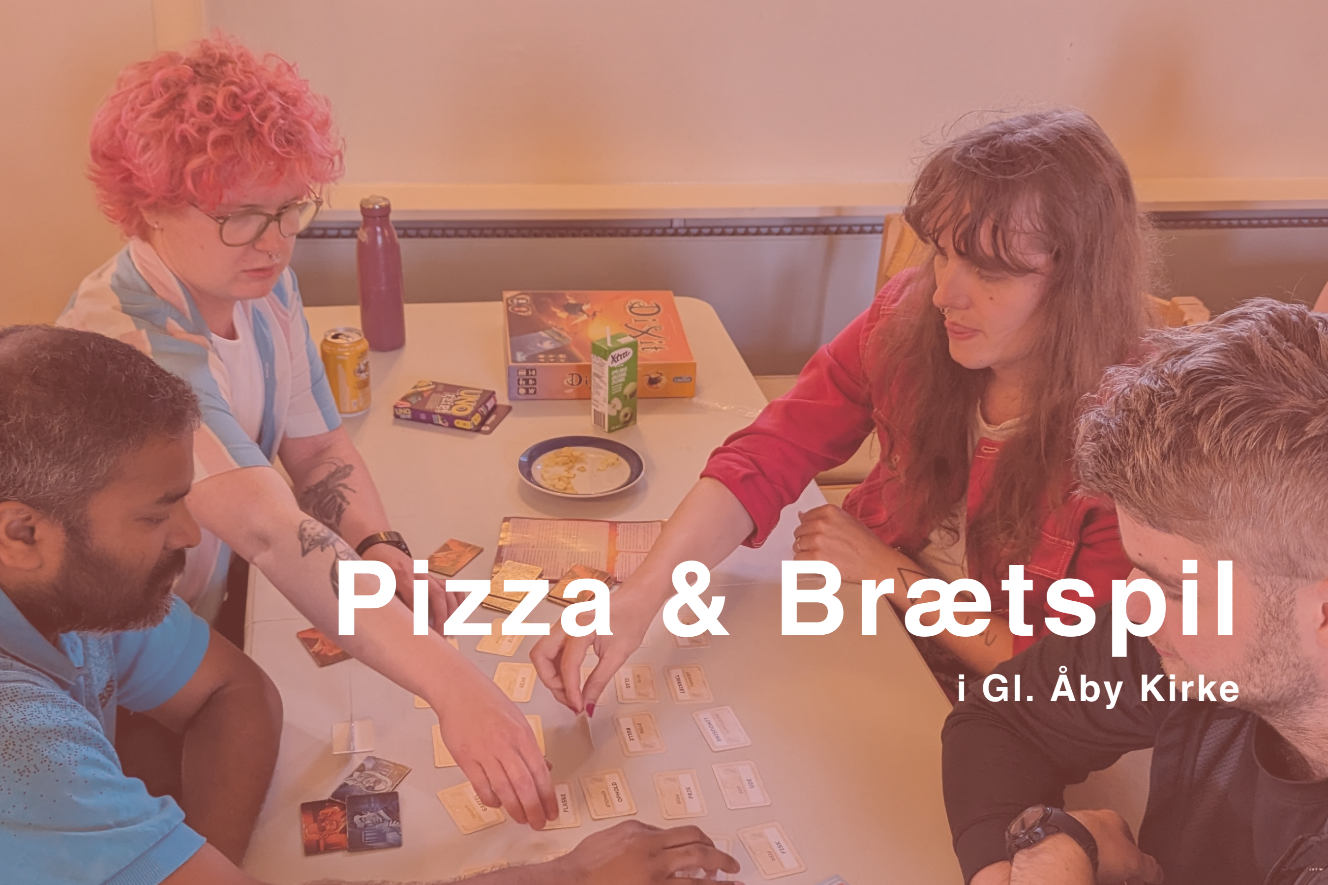 Pizza & Brætspil i Gl. Åby Kirke