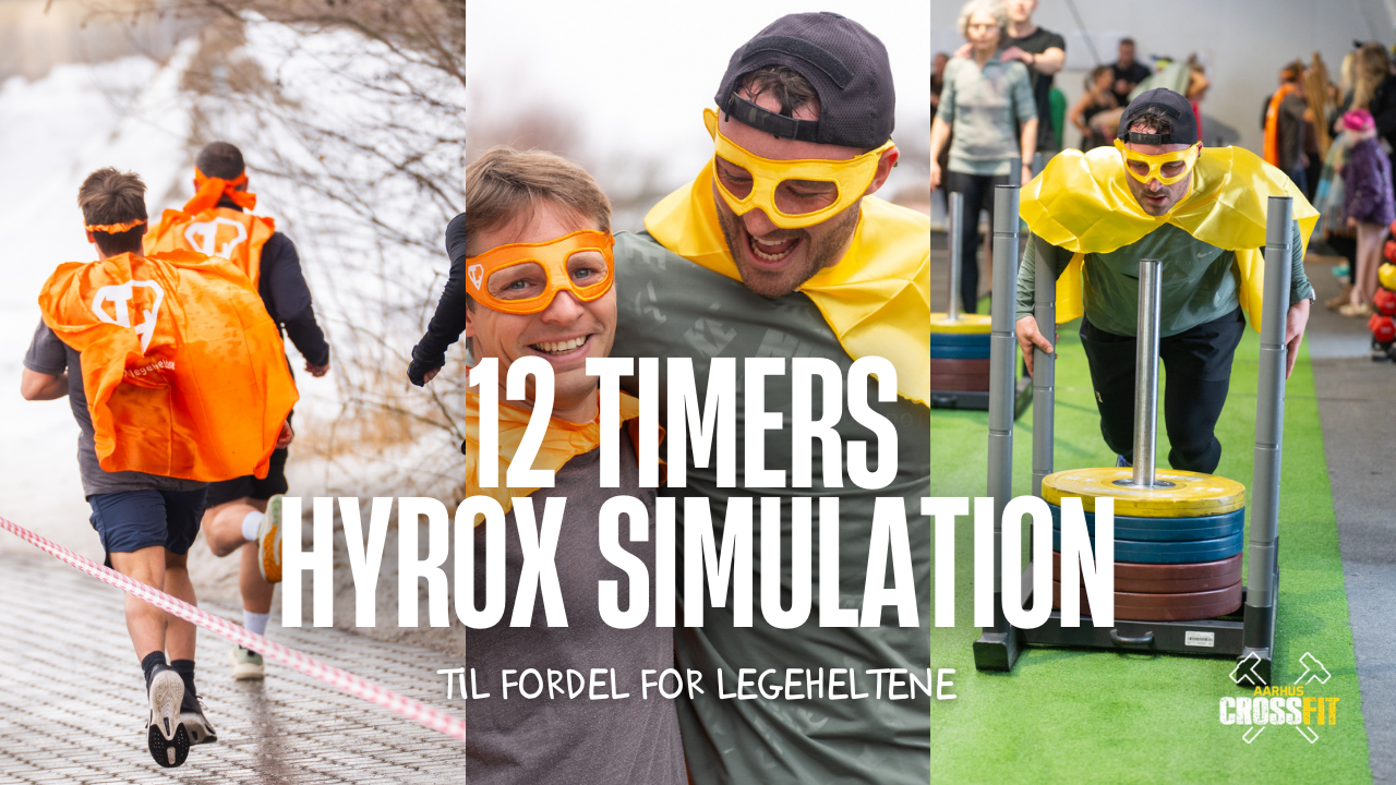 12 timers HYROX simulation hos Aarhus Crossfit