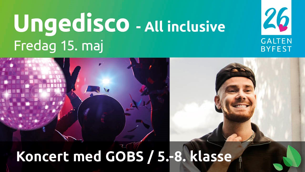 Unge disco med All Inclusive For alle unge fra 5. 8. klasse