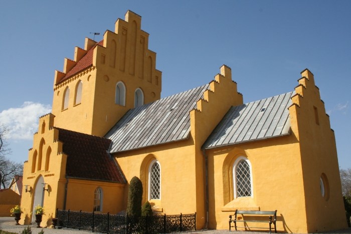 Skovbadning i præstegårdshaven