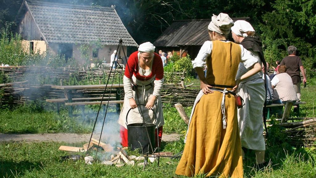 Middelalderlandsbyen og middelalderen