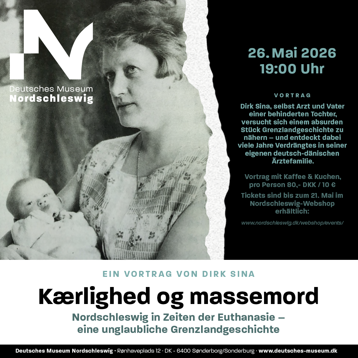 Vortrag: Nordschleswig in Zeiten der Euthanasie - eine unglaubliche Grenzlandgeschichte