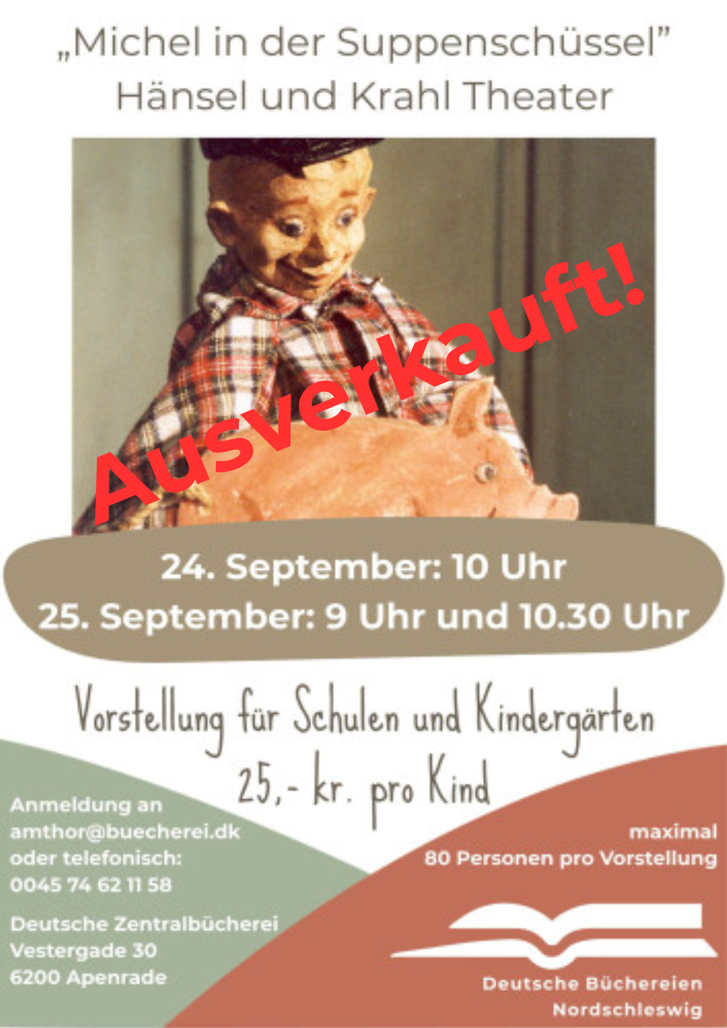 'Michel in der Suppenschüssel' - Vorstellung für Schulen und Kindergärten