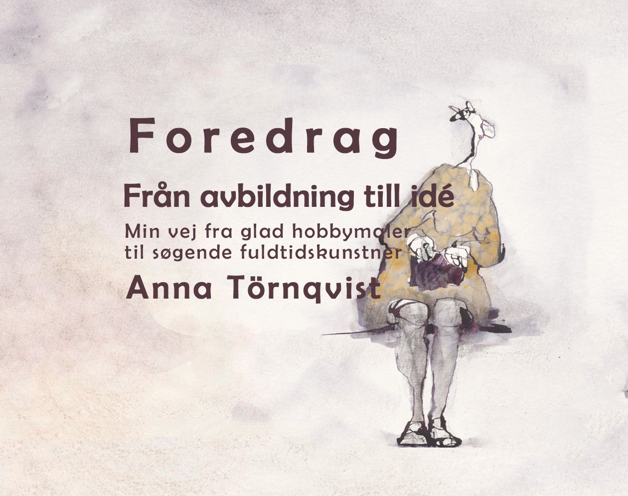 Foredrag med den svenske kunstner Anna Törnqvist på KunstPunkt